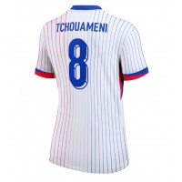 Maglia Calcio Francia Aurelien Tchouameni #8 Seconda Divisa Donna Europei 2024 Manica Corta